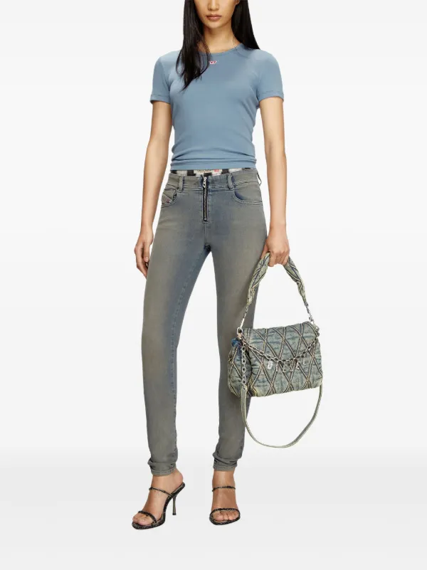 Diesel T-Ele-Long-D T-shirt | Blue | FARFETCH