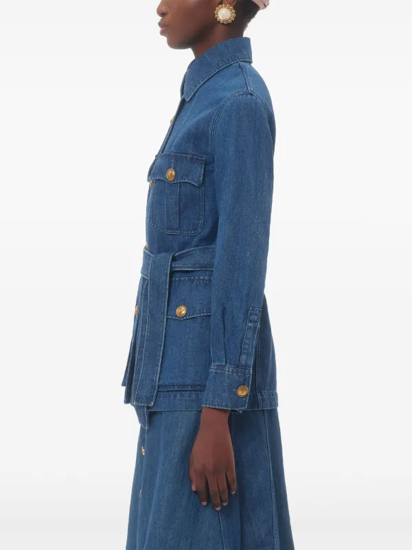 ジャケット VALENTINO GARAVANI SOLID SAHARIANA IN DENIM 25729769_59313888_600.jpg