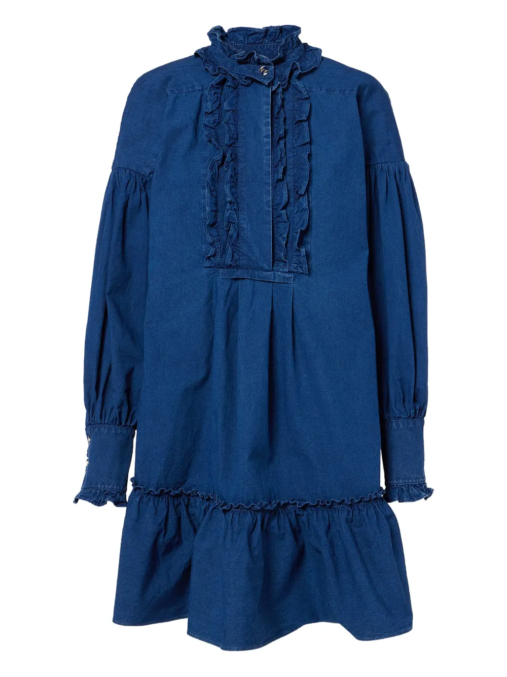 Valentino Garavani Lichtgewicht denim jurk Blauw