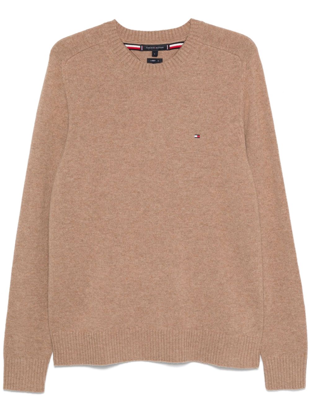 Tommy Hilfiger wool crew-neck sweater - Brown