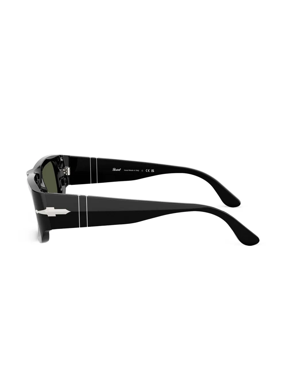 Persol Zonnebril met vierkant montuur Zwart