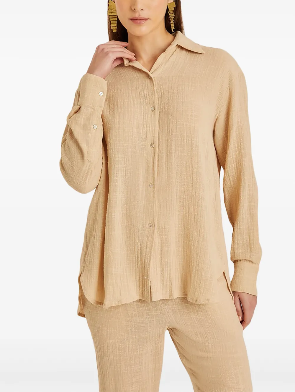 Lenny Niemeyer Raffia blouse - Beige