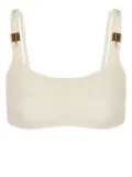 Lenny Niemeyer square-neck bikini top - White