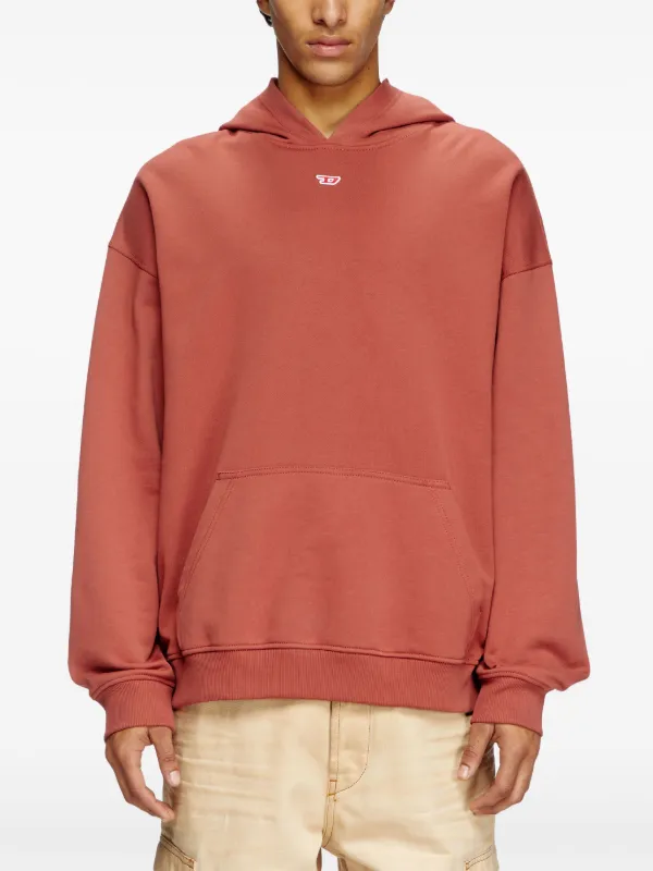 ★DIESEL★ S Box Stick Hood Cloud Gray A163210BMBK61T A16321 Diesel S-BOXT-HOOD-D Hoodie | Orange | FARFETCH