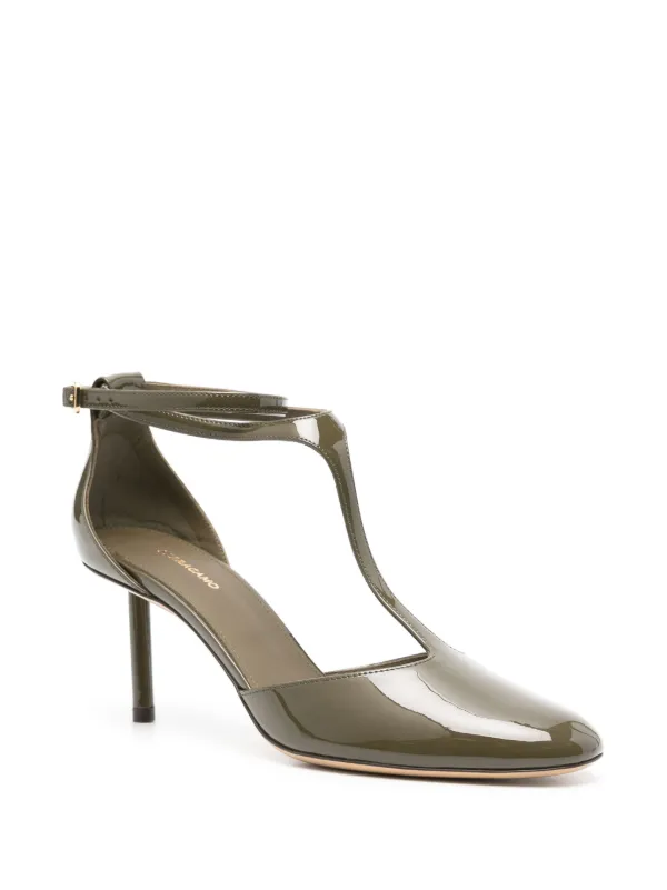 Ferragamo エナメル パンプス | グリーン | FARFETCH JP Ferragamo エナメル パンプス | グリーン | FARFETCH JP