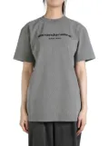 Alexander Wang logo-print T-shirt - Grey