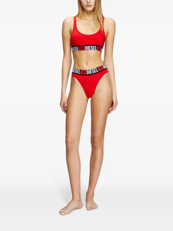 Diesel Oriba Bralette | Red | FARFETCH