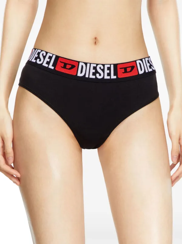 【DIESEL】(W) Ufst Stars Denim Division Thongs (3 Pack) Women's Three-pack of Denim Division thongs | Diesel