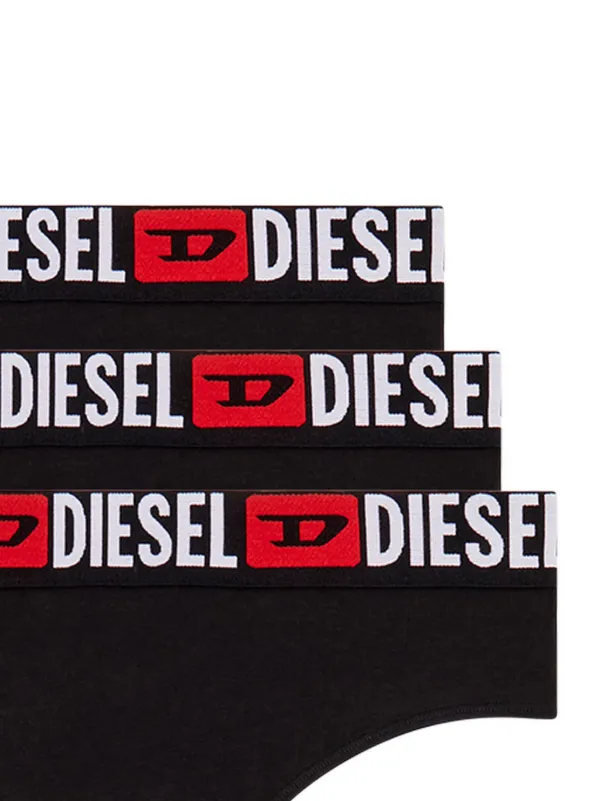 Diesel Ufst-Stars Thongs (pack Of three) | Black | FARFETCH AM