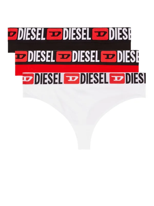 洗練されたデザイン　DIESEL UFST-STARS STRING 3色S UFST-STARS-THREEPACK Tバックショーツ3枚パック｜マルチカラー