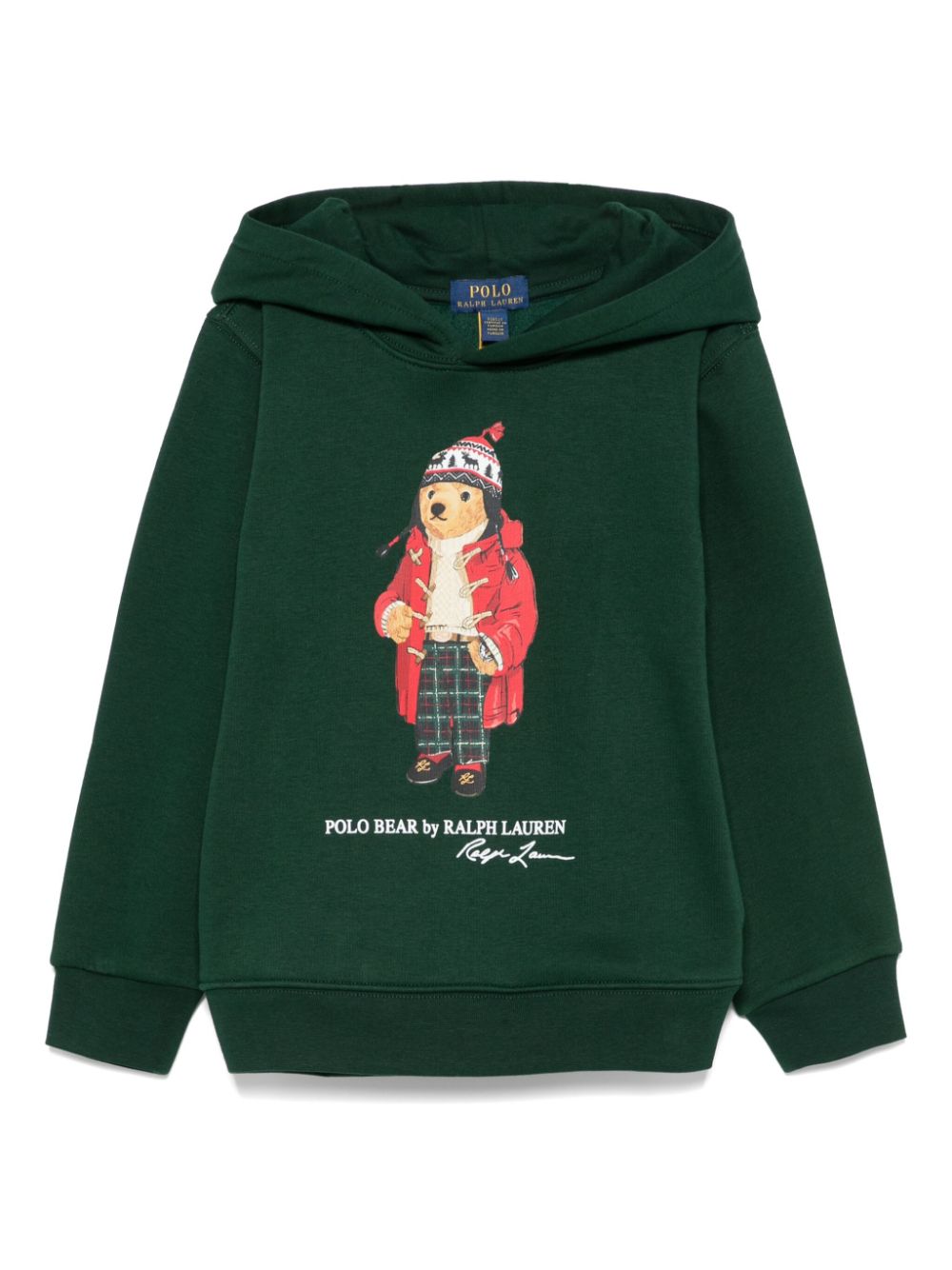 POLO RALPH LAUREN KIDS Hoodie met print Groen