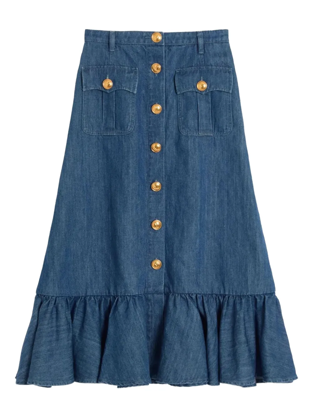 Valentino Garavani Lightweight denim rok Blauw