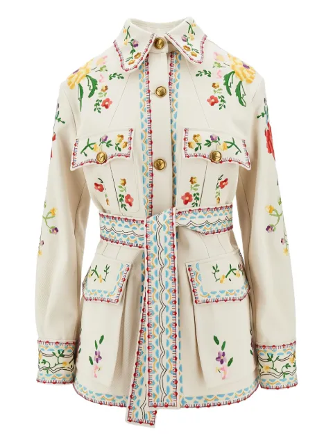 Valentino Garavani embroidered denim jacket