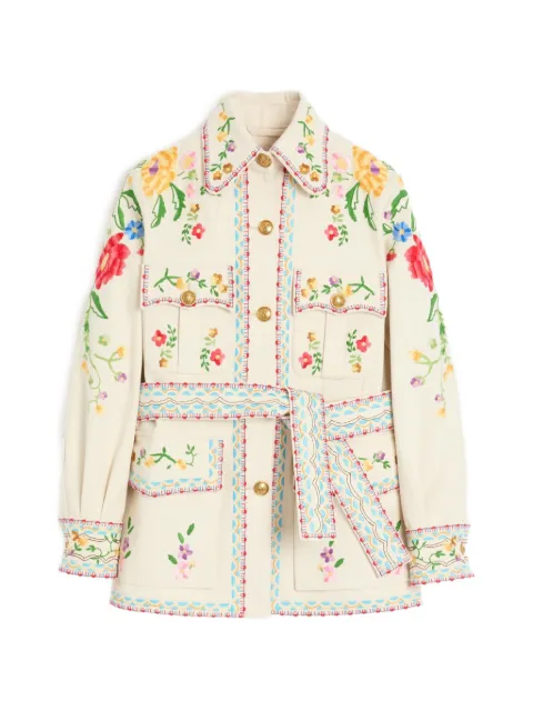 Valentino Garavani embroidered denim jacket