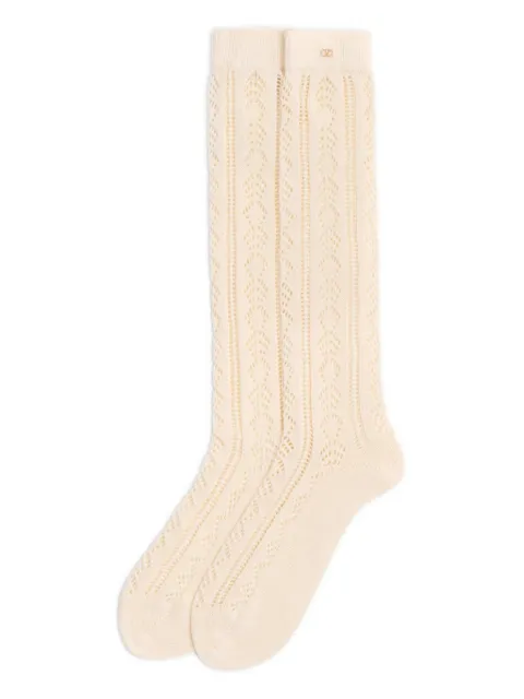 Valentino Garavani VLogo perforated socks