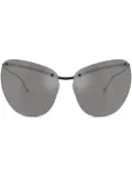 Diesel wraparound-frame sunglasses - Black