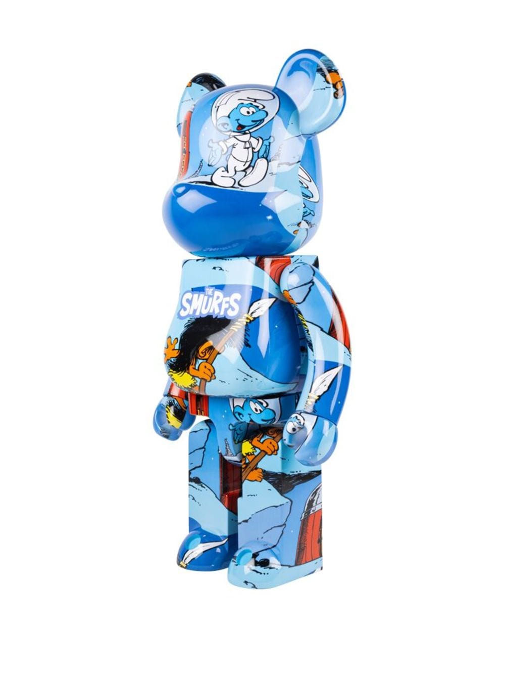 MEDICOM TOY x The Smurfs The Astrosmurf BE@RBRICK 1000% figure - Blauw