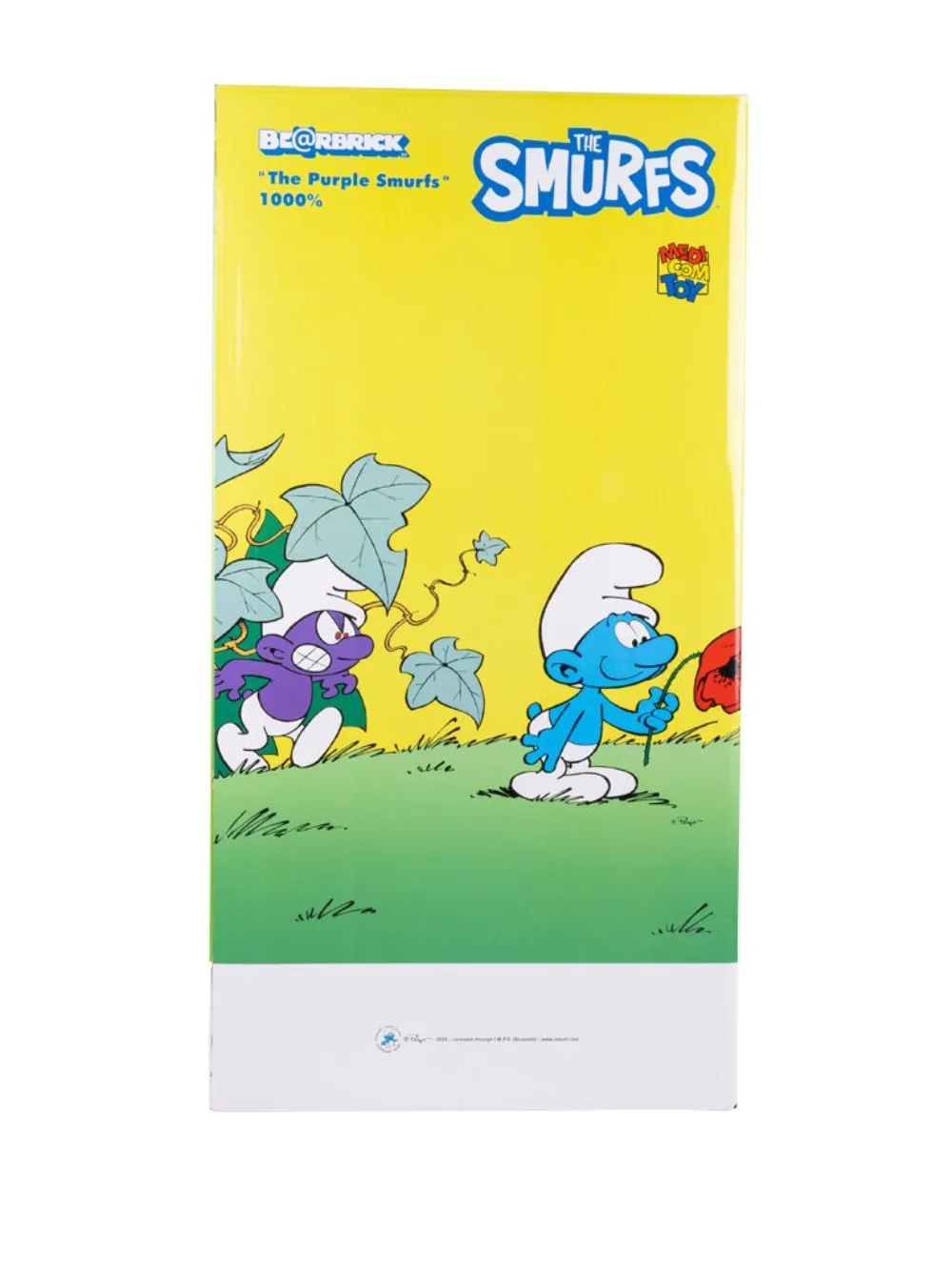 Medicom Toy X The Smurfs "the Purple Smurfs" 1000% Figure In Yellow