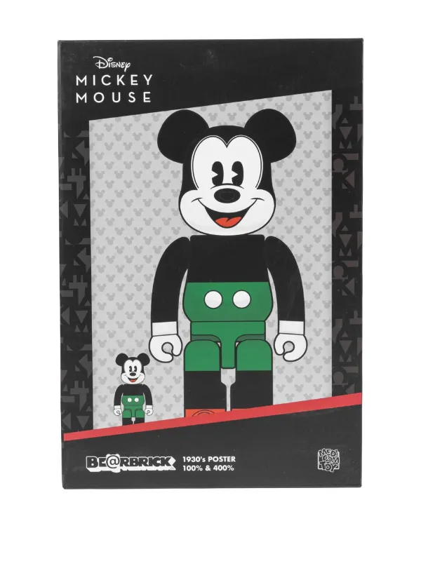 Bearbrick x Disney Mickey Mouse 1930s Poster 100% & 400% Set