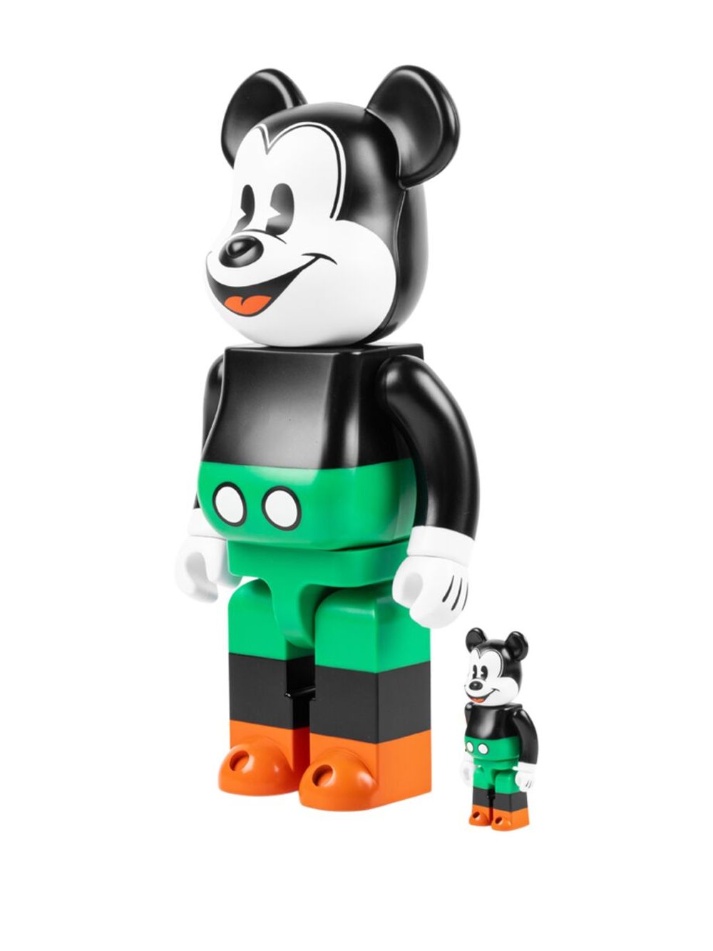 MEDICOM TOY x Mickey Mouse 1930s Poster BE@RBRICK 100% and 400% figure set - Zwart