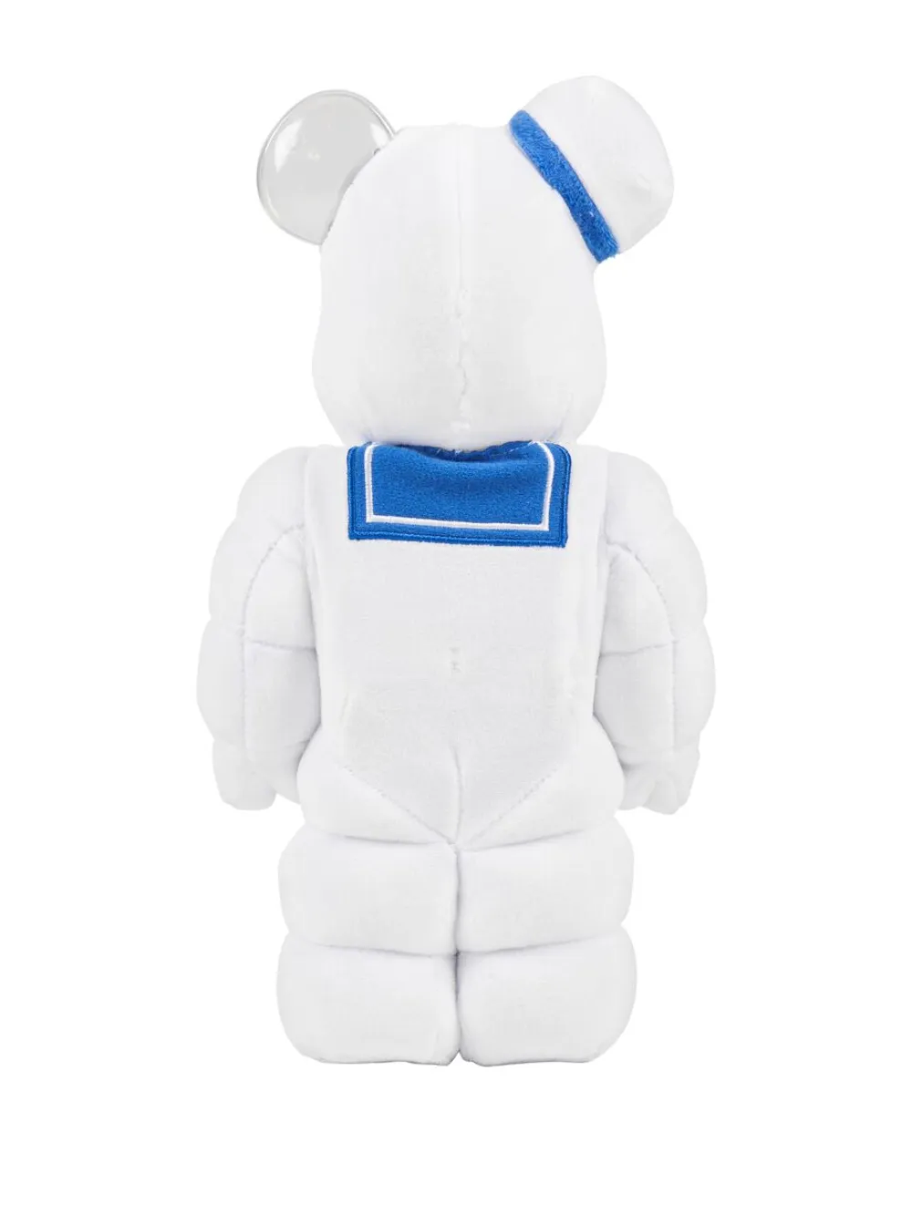 Medicom Toy X Ghostbusters Be@rbrick Stay Puft Marshmallow Man Costume 400% Figure In White