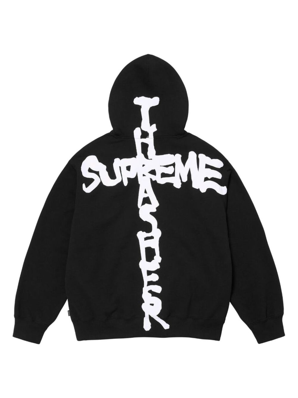 Supreme x Thrasher "Black" hoodie met rits - Zwart