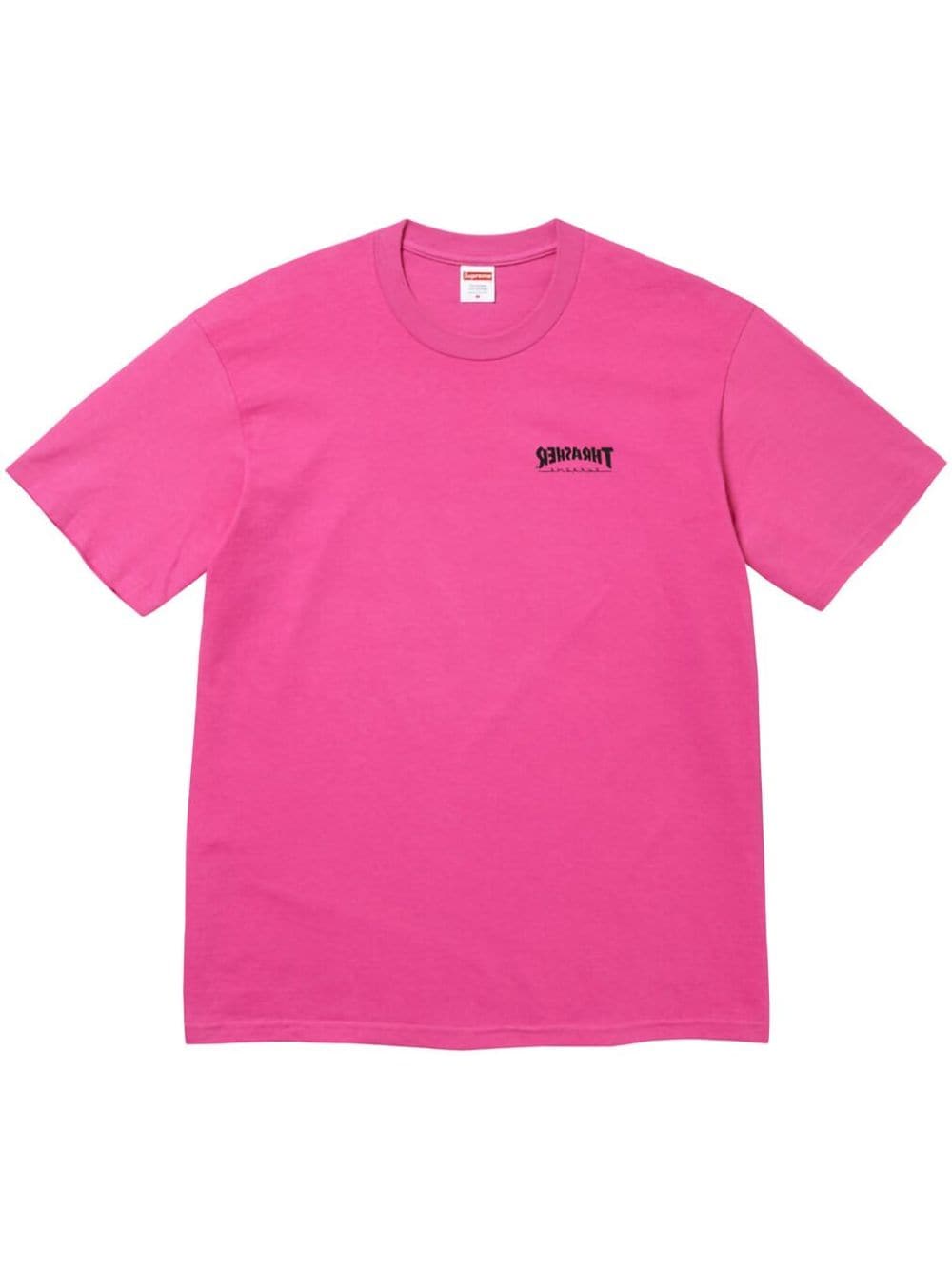 Supreme x Thrasher Cross T-shirt Roze