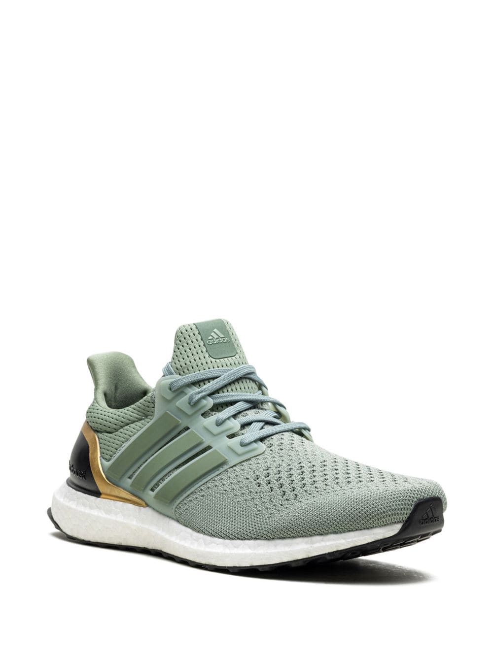 Shop Adidas Originals Ultraboost 1.0 "silver Green/gold Metallic" Sneakers