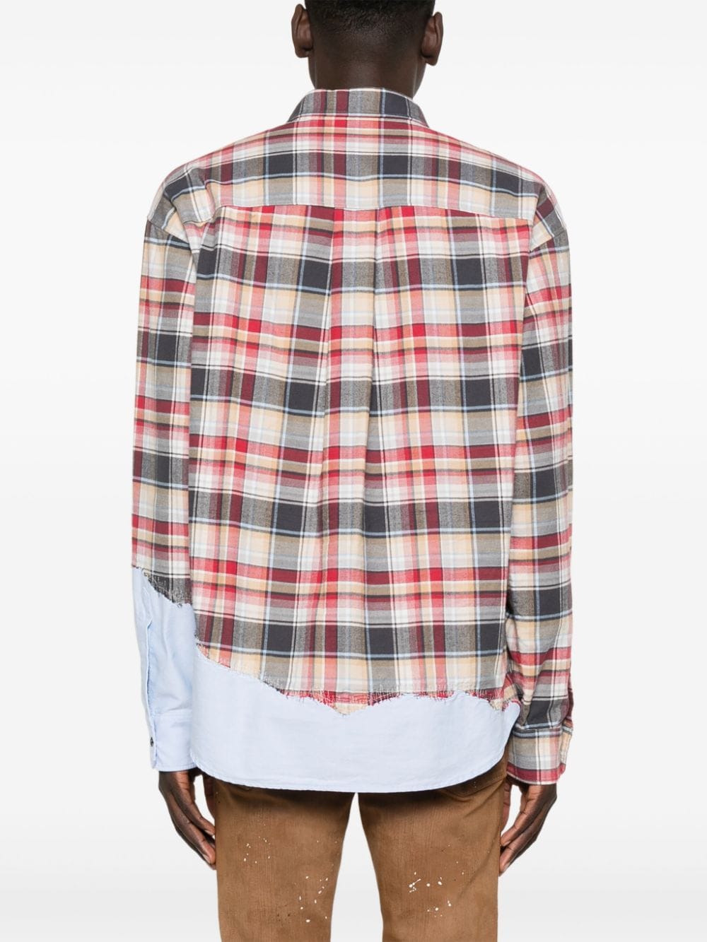 Shop Dsquared2 Rugged Shirt In Red