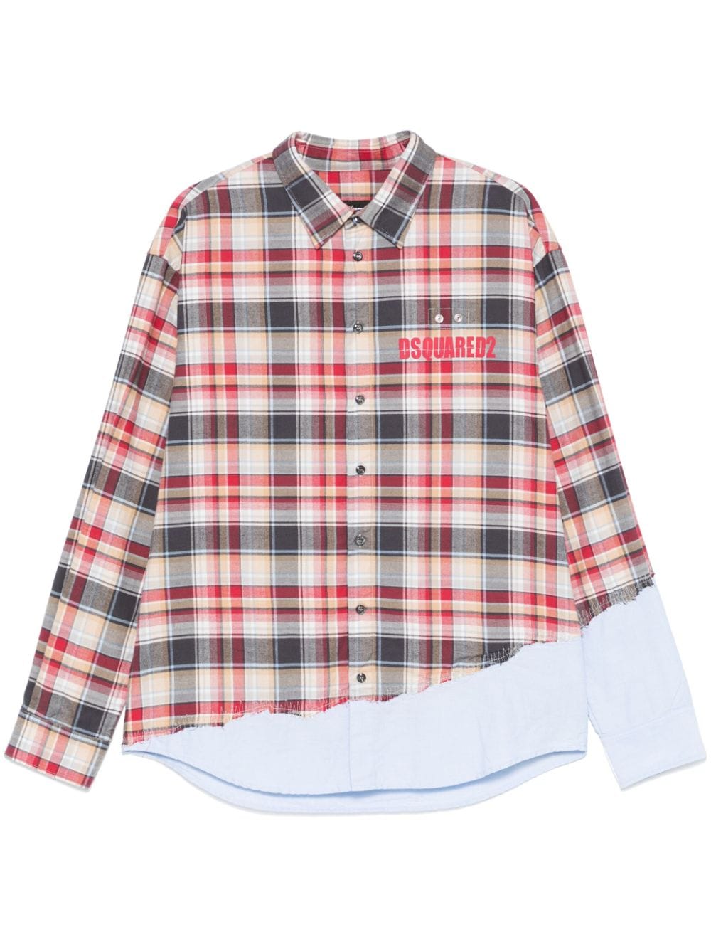 Shop Dsquared2 Rugged Shirt In Red