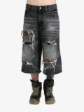 BIRTH OF ROYAL CHILD Nautical Treasure Map shorts - Black