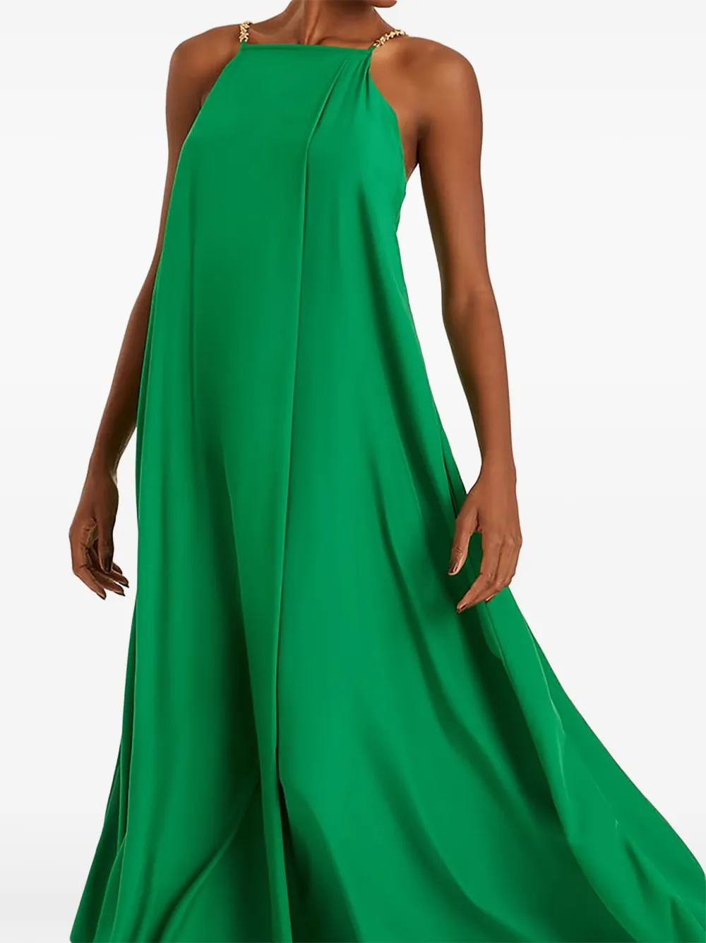 Lenny Niemeyer Maxi-jurk met geplooid detail - Groen