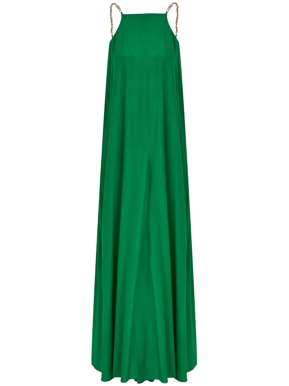 Lenny Niemeyer Vestido longo com detalhe de pregas | Verde | Image 1