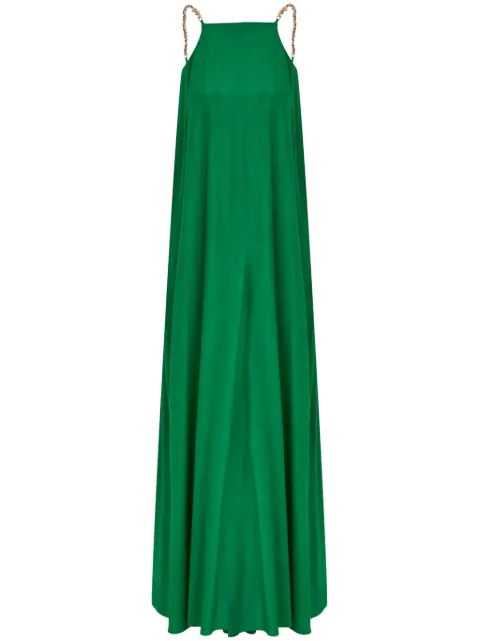 Lenny Niemeyer Vestido longo com detalhe de pregas