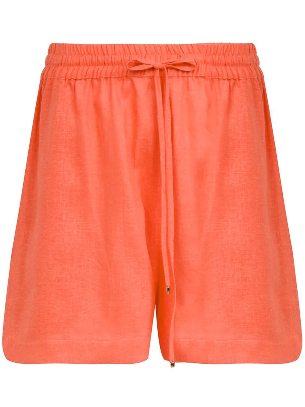 elasticated-waistband shorts