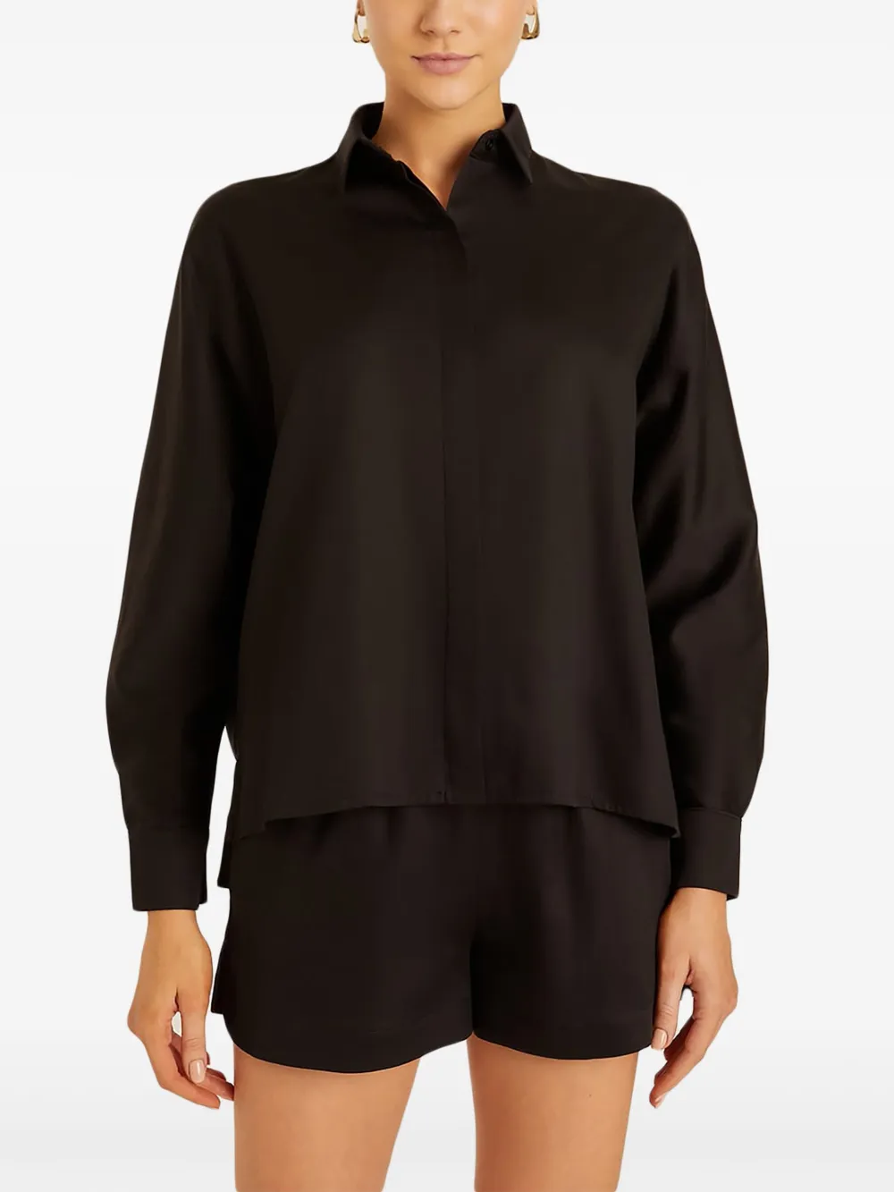 Lenny Niemeyer Blouse met geplooid detail - Zwart