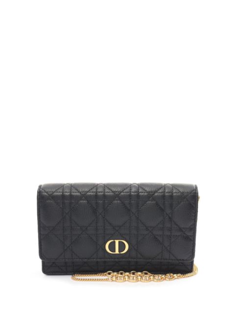 Christian Dior 2010s Cannage Caro wallet-on-chain Women