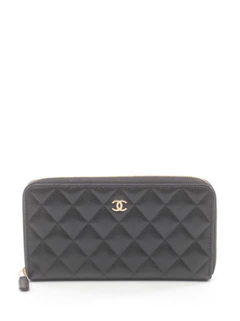 HOT SALE CHANEL 2020 matelasse long zipper wallet Women