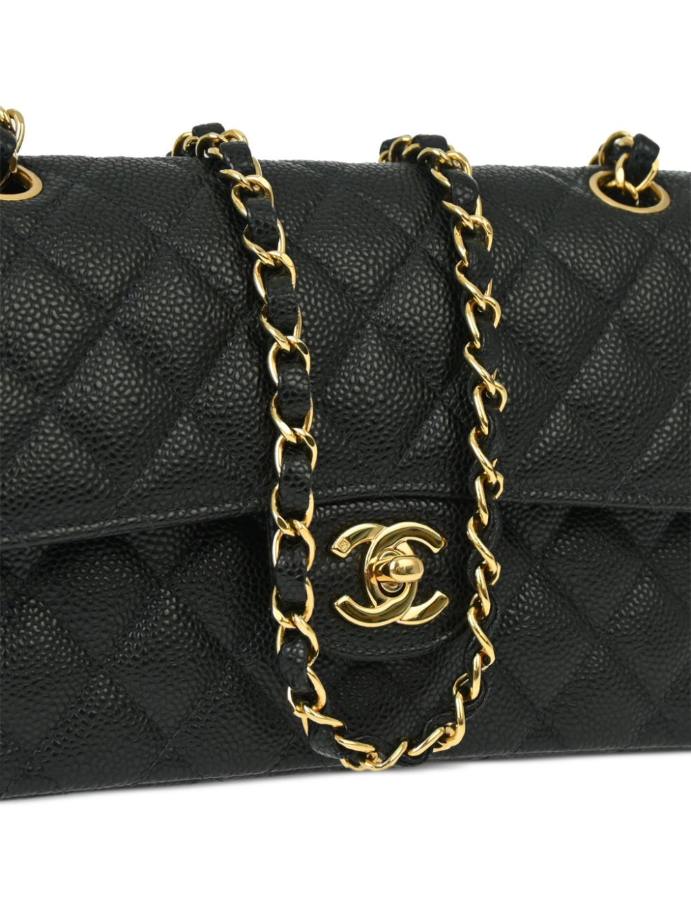 Affordable HOT SALE CHANEL 2003-2004 small Double Flap shoulder bag Women