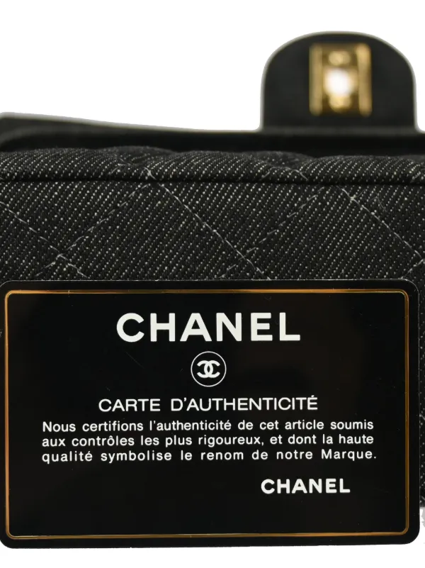 CHANEL Pre-Owned 1997-1999 Medium Double Flap Shoulder Bag | Black