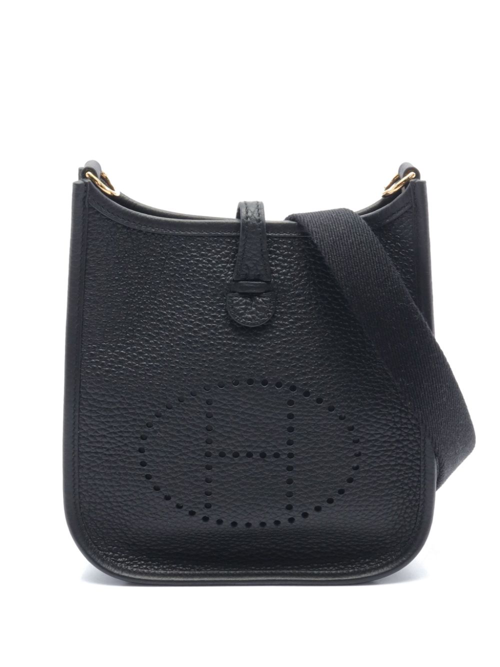 Herm S Pre Owned Evelyne Tpm Shoulder Bag Black Farfetch