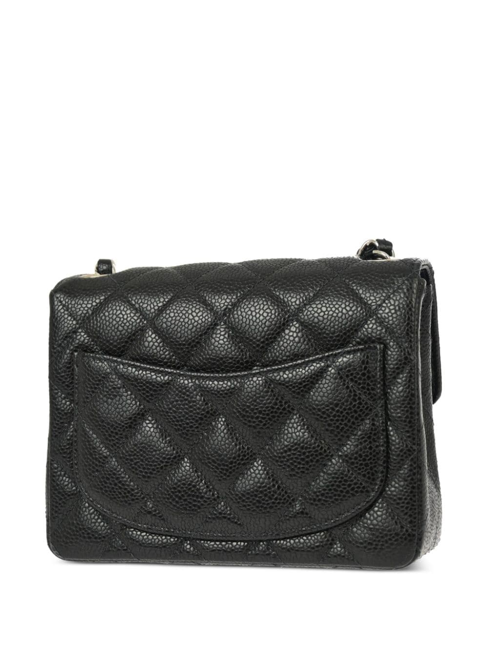 CHANEL Pre-Owned 2004-2005 mini vierkante Classic Flap schoudertas - Zwart