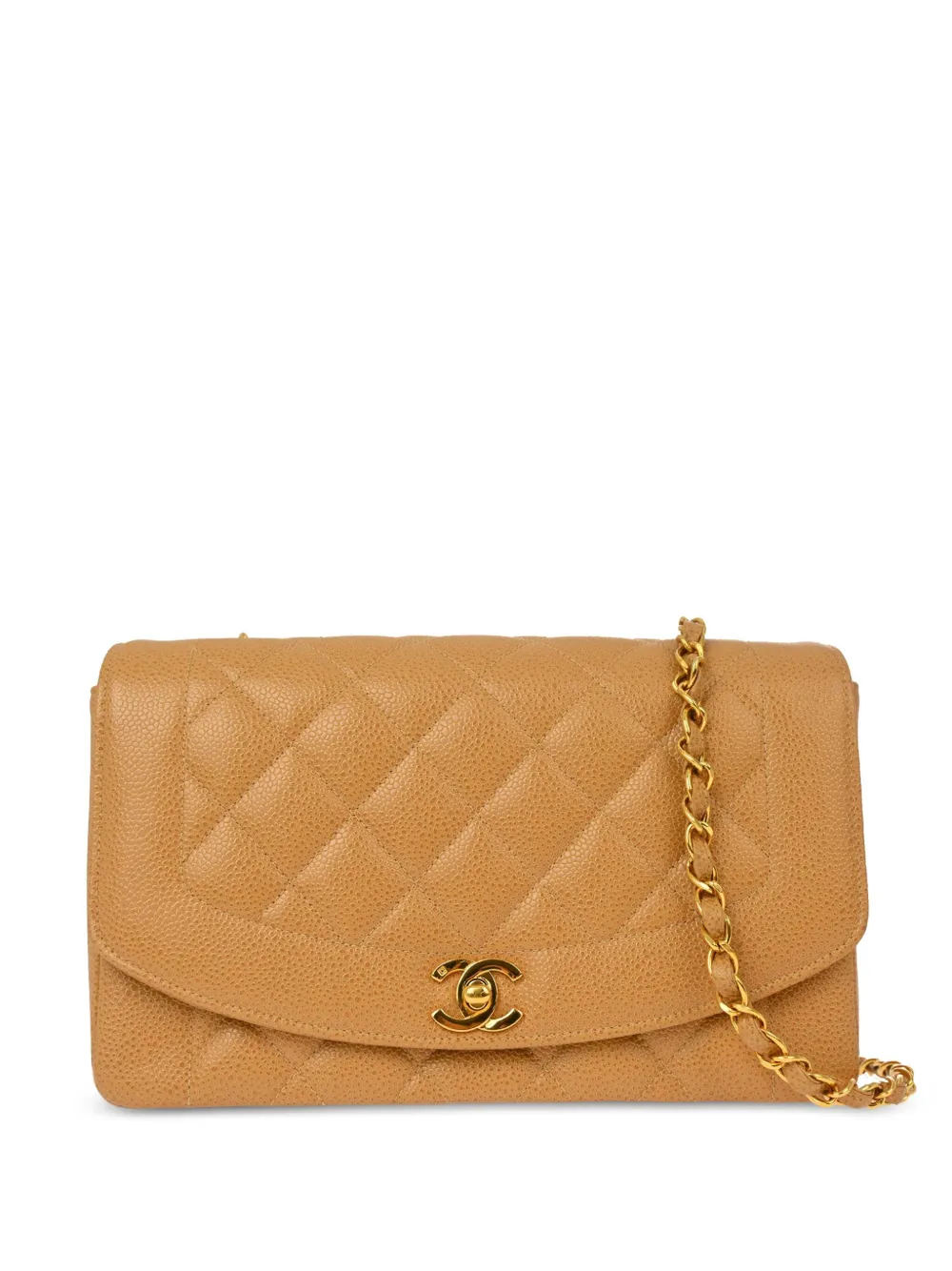 CHANEL Pre-Owned 1991-1994 ダイアナ ショルダーバッグ M - ニュートラル CHANEL Pre-Owned 1991-1994 ダイアナ ショルダーバッグ M - ニュートラル