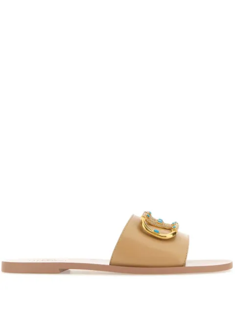Valentino Garavani VLogo leather slippers