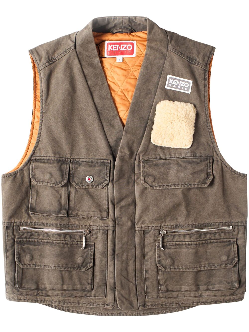 multi-pocket gilet