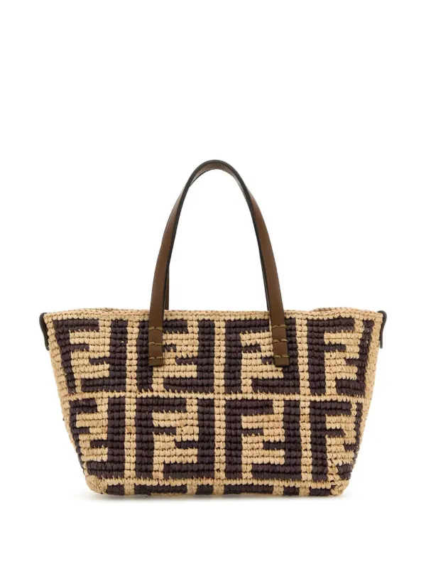 FENDI Mini Roll Tote Bag Neutrals FARFETCH NZ