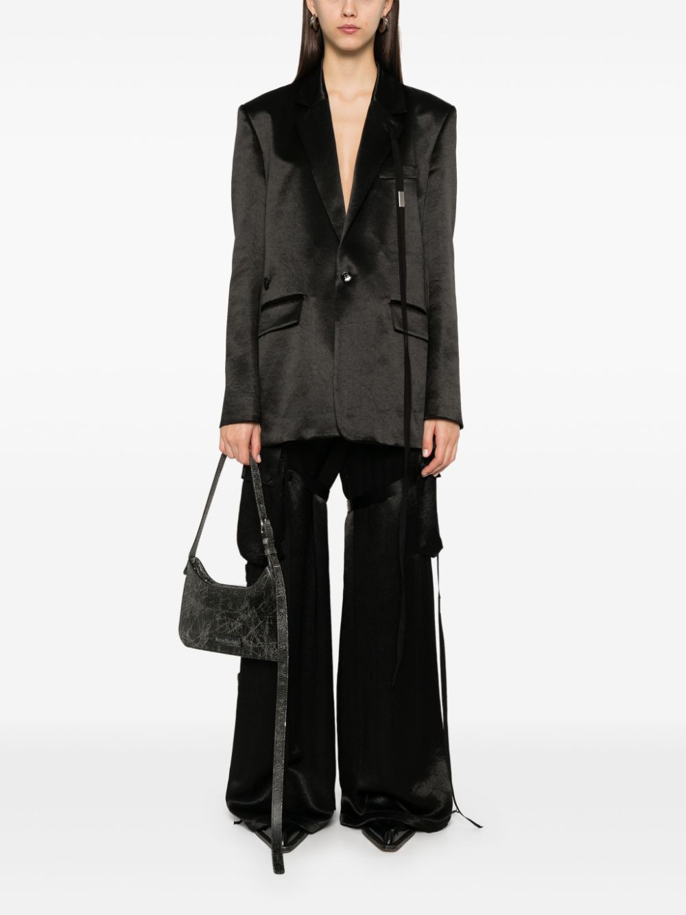 Ann Demeulemeester Elin blazer - Zwart