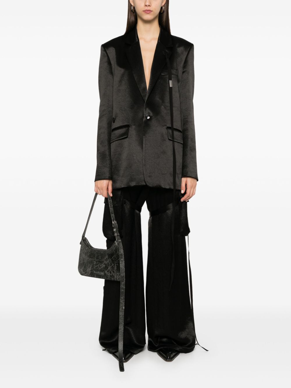 Ann Demeulemeester Lare broek - Zwart