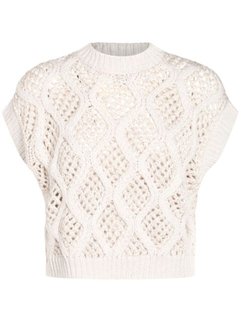 Brunello Cucinelli cashmere knitted top Women