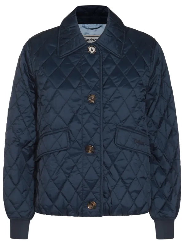 Barbour blue quilted jacket best sale